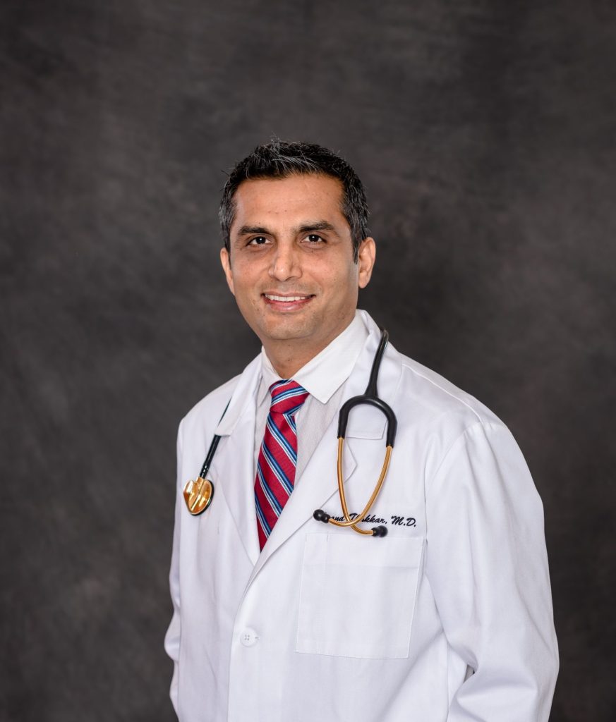 Anand Thakkar, MD, MSCP, who evaluates perimenopause symptoms at Bliss MD in Chicago