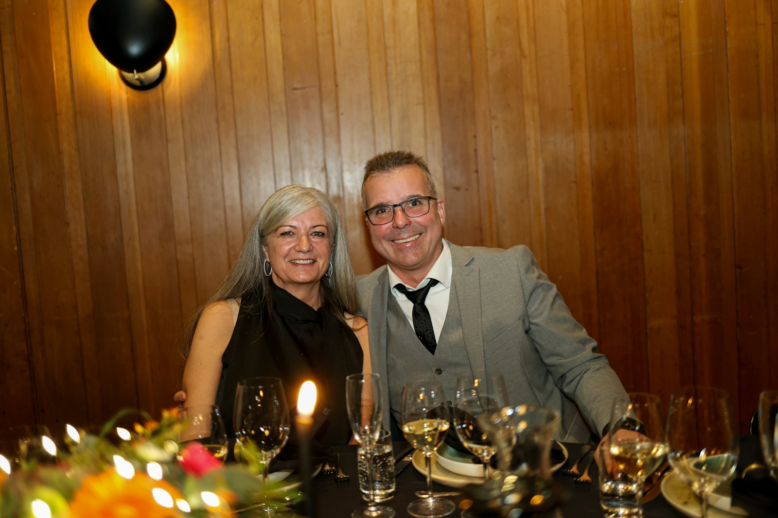 Functional medicine Arlington Heights: couple in their 50s dressed up for an evening out