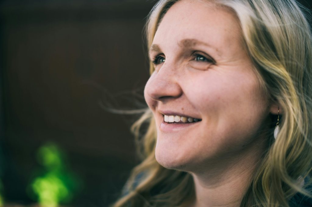Hormone therapy doctor: smiling woman in a polished close-up